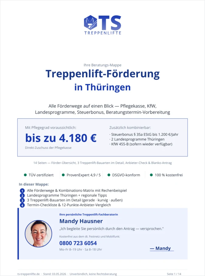 Treppenlift-Mappe für Thüringen